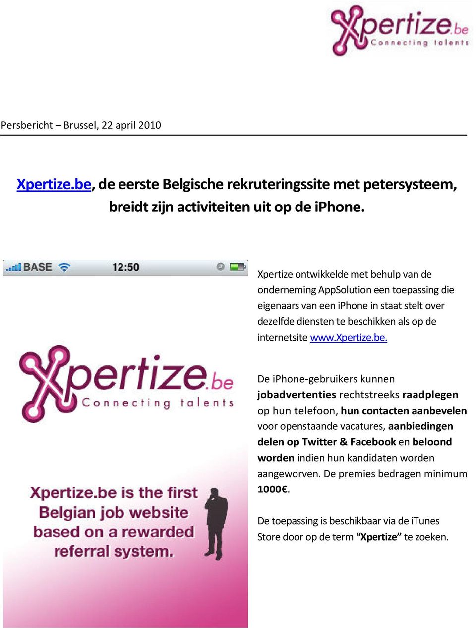 internetsite www.xpertize.be.