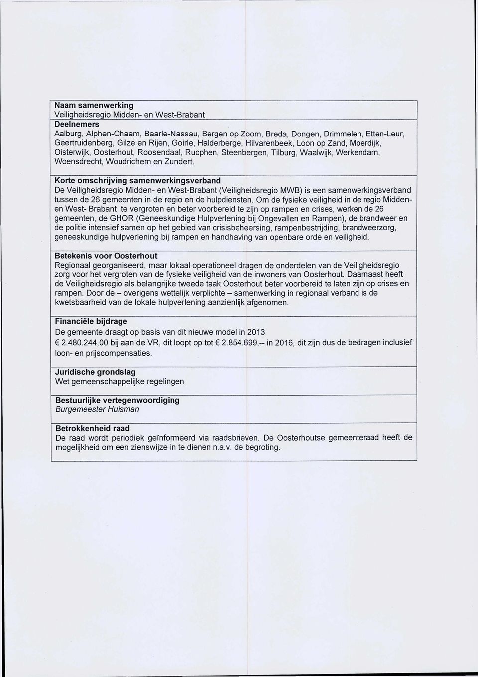 De Veiligheidsregio Midden- en West-Brabant (Veiligheidsregio MWB) is een samenwerkingsverband tussen de 26 gemeenten in de regio en de hulpdiensten.