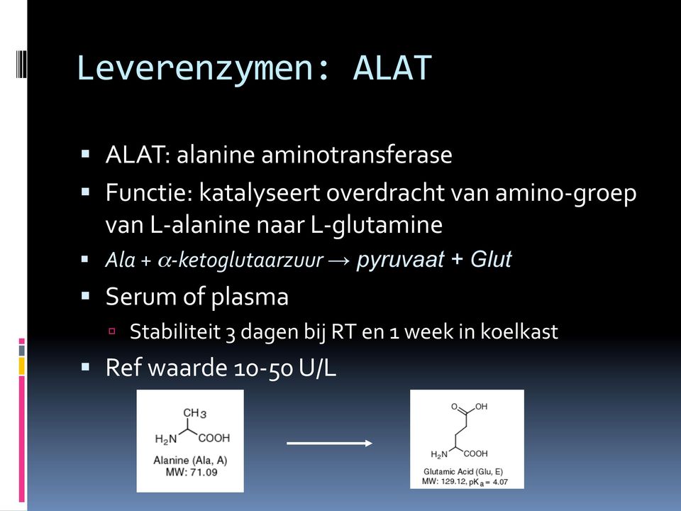 van*ljalanine*naar*ljglutamine*!