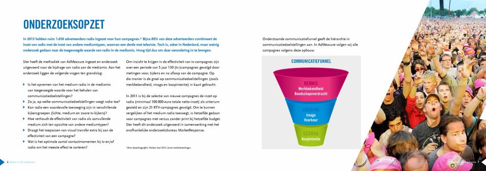 Toch is, zeker in Nederland, maar weinig onderzoek gedaan naar de toegevoegde waarde van radio in de mediamix. Hoog tijd dus om daar verandering in te brengen.