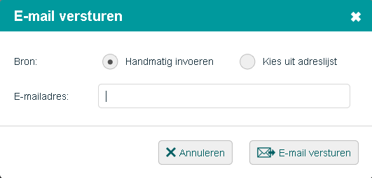 In dit scherm worden de naam, het versie- en het licentienummer van de applicatie weergegeven. 2.