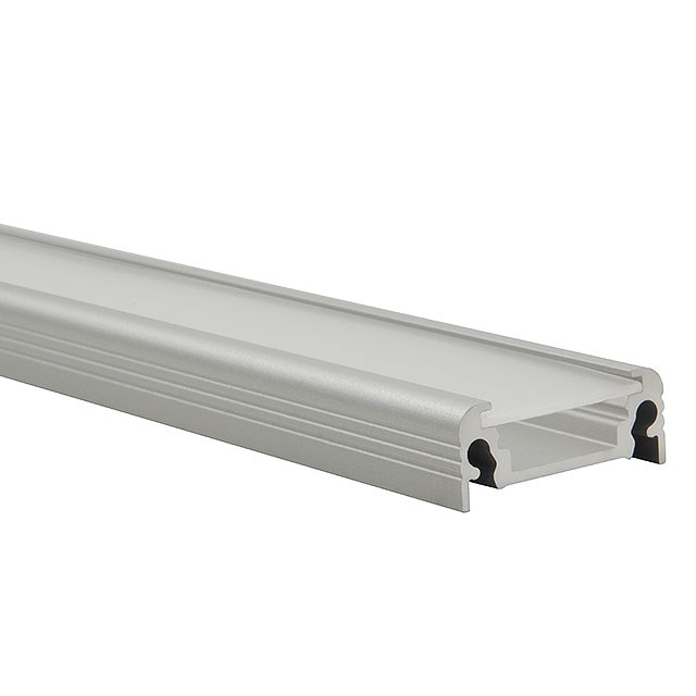 LED STRIP PROFIEL GRANDO PROFILO D k-grp: 2500 Aluminium profiel vlak Geschikt voor LED strips max.