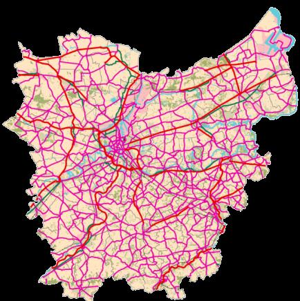 Fietsnetwerken Oost-Vlaanderen Historisch