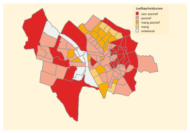 Gemeente Utrecht Wanneer de buurten van Utrecht afgezet worden tegen de gemiddelde leefbaarheid van Utrecht blijkt dat Abstede, Tolsteegsingel e.o. de buurt is die het meest overeenkomt met het stedelijk gemiddelde.