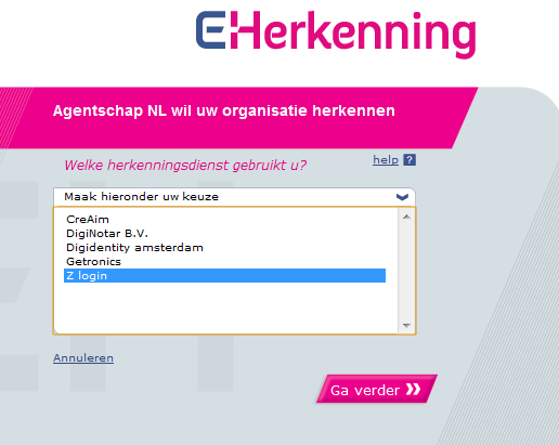 basisgebruiksbeleving Bedrijven User name / password User name /