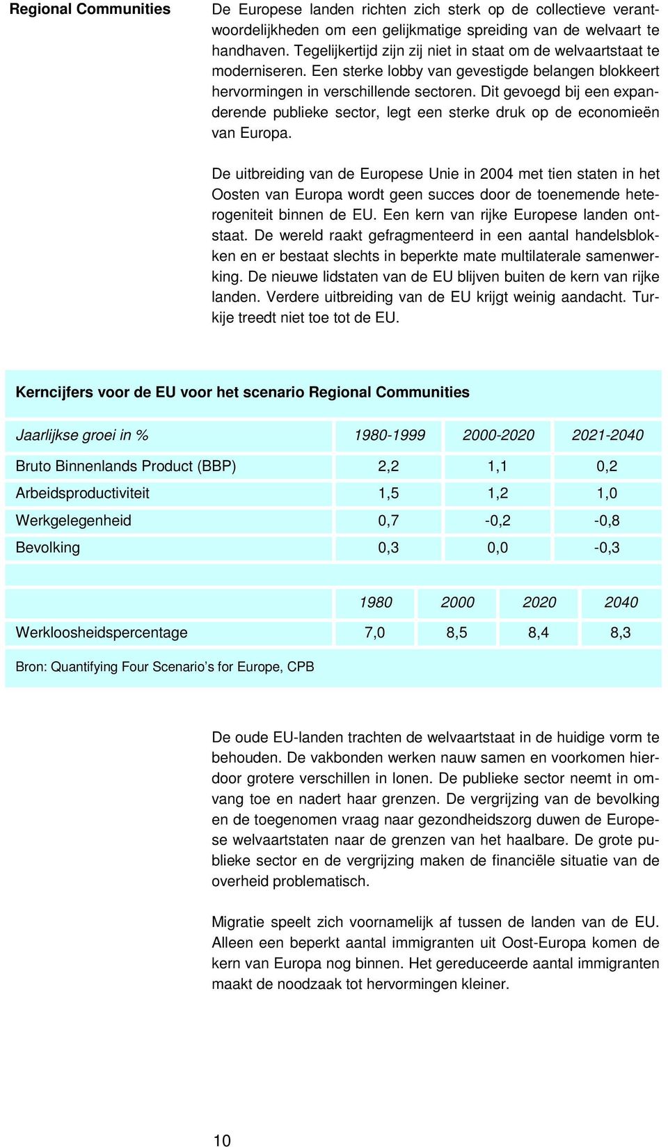 Dit gevoegd bij een expanderende publieke sector, legt een sterke druk op de economieën van Europa.