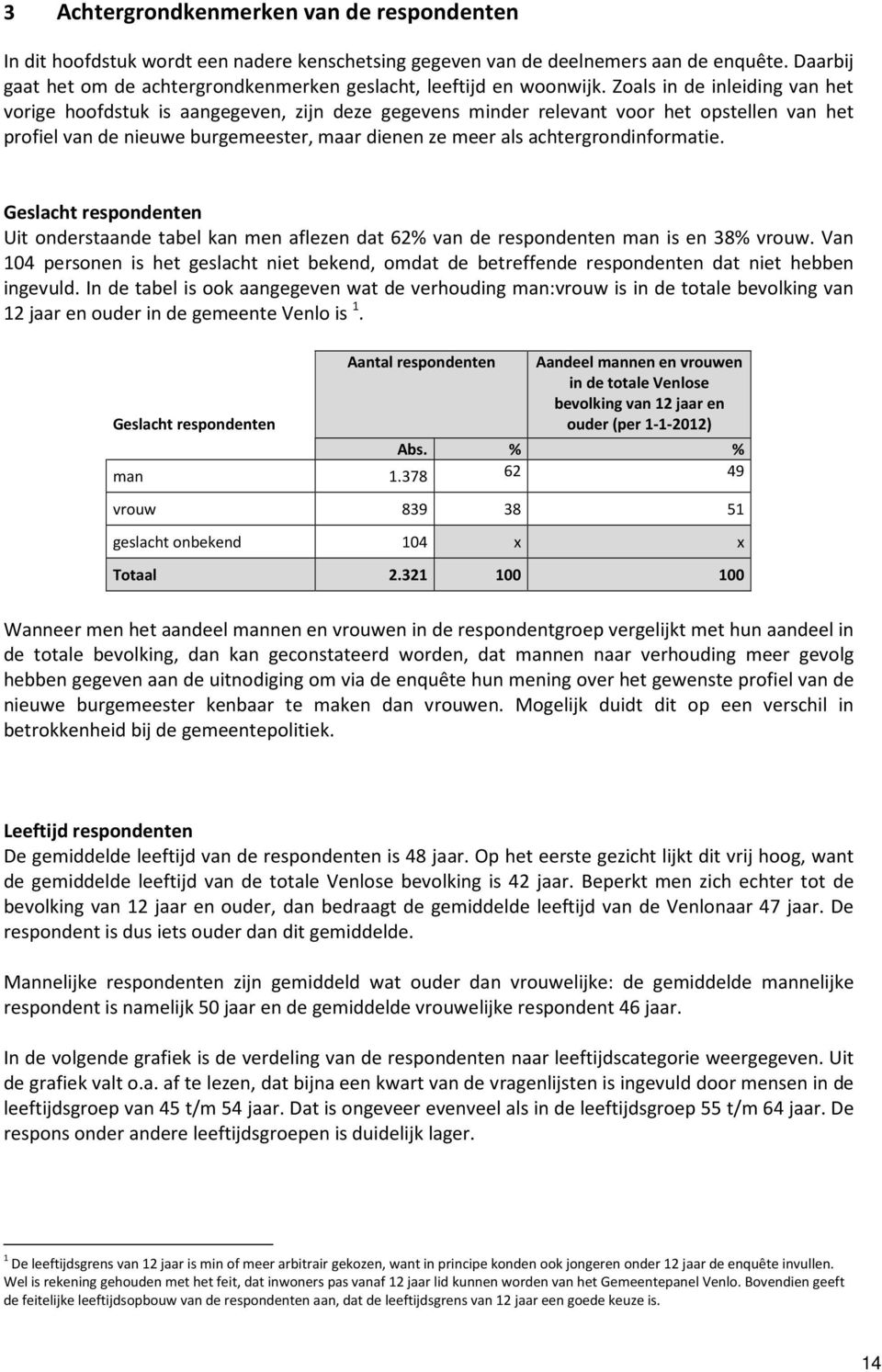 Zoals in de inleiding van het vorige hoofdstuk is aangegeven, zijn deze gegevens minder relevant voor het opstellen van het profiel van de nieuwe burgemeester, maar dienen ze meer als