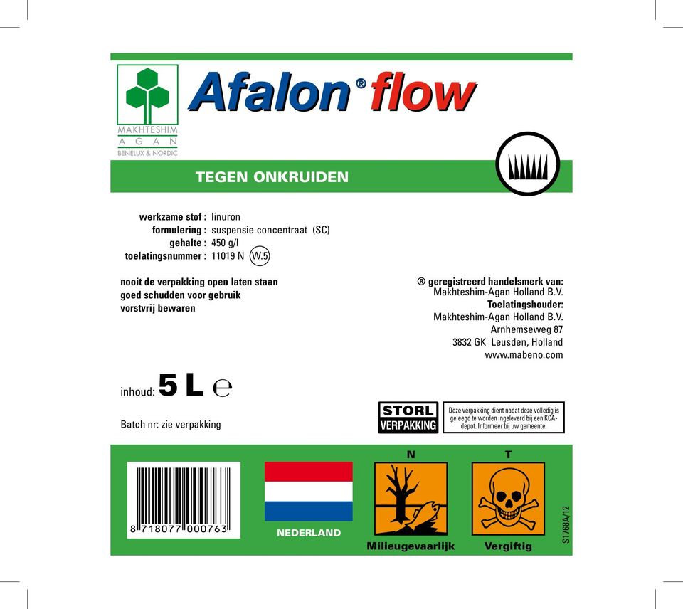 geregistreerd handelsmerk van: Toelatingshouder: Arnhemseweg 87 3832 GK Leusden, Holland www.mabeno.