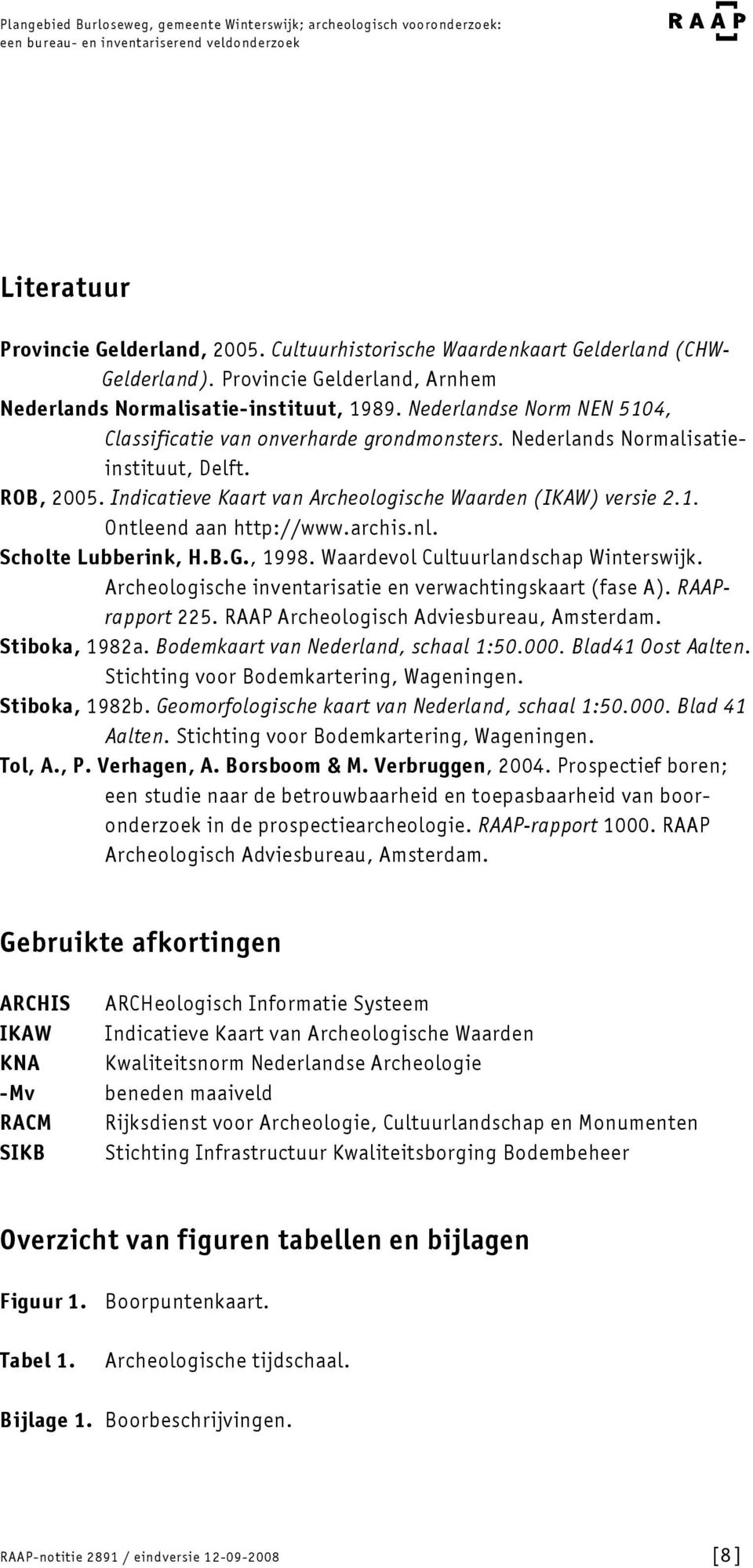 archis.nl. Scholte Lubberink, H.B.G., 1998. Waardevol Cultuurlandschap Winterswijk. Archeologische inventarisatie en verwachtingskaart (fase A). RAAPrapport 225.