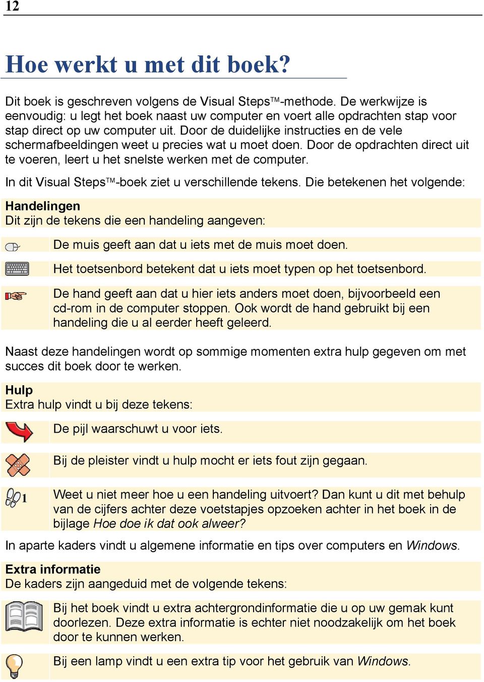 Door de duidelijke instructies en de vele schermafbeeldingen weet u precies wat u moet doen. Door de opdrachten direct uit te voeren, leert u het snelste werken met de computer.