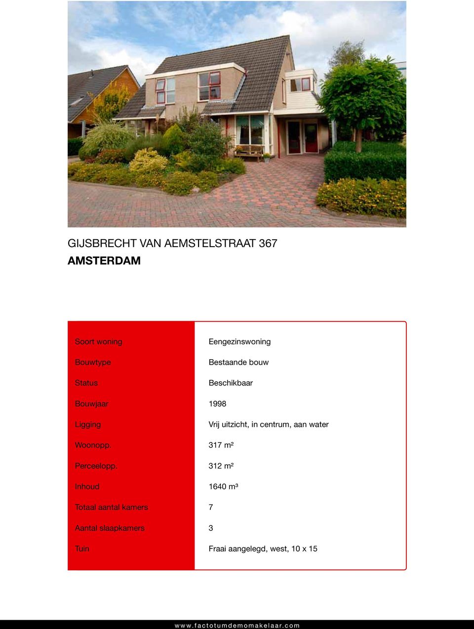 uitzicht, in centrum, aan water Woonopp. 317 m² Perceelopp.