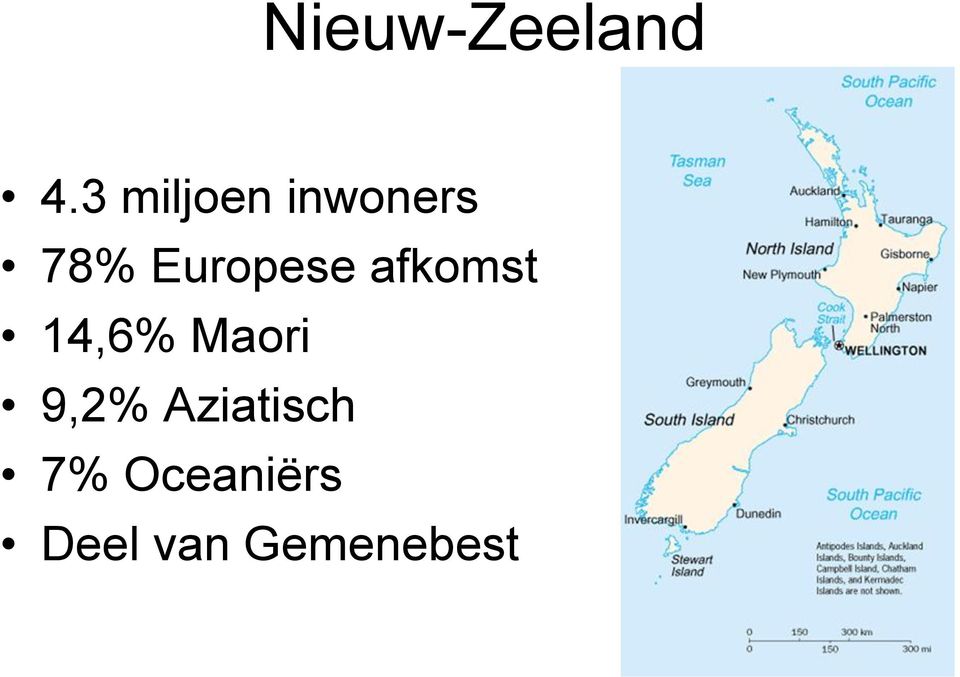 Europese afkomst 14,6% Maori