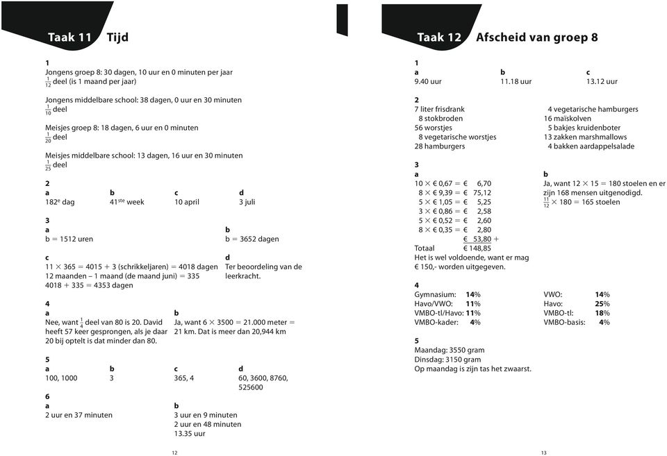 (shrikkeljren) = 08 gen mnen mn (e mn juni) = 08 + = gen Nee, wnt eel vn 80 is 0. Dvi heeft 7 keer gesprongen, ls je r 0 ij optelt is t miner n 80.