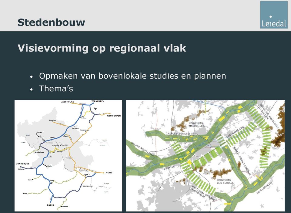 regionaal vlak Opmaken