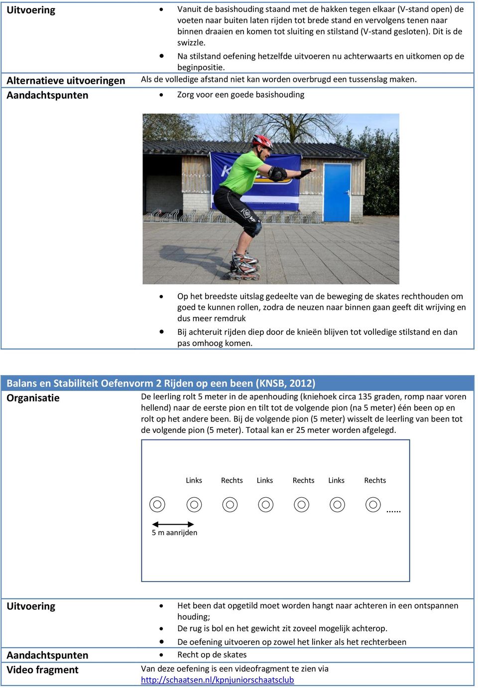 Als de volledige afstand niet kan worden overbrugd een tussenslag maken.