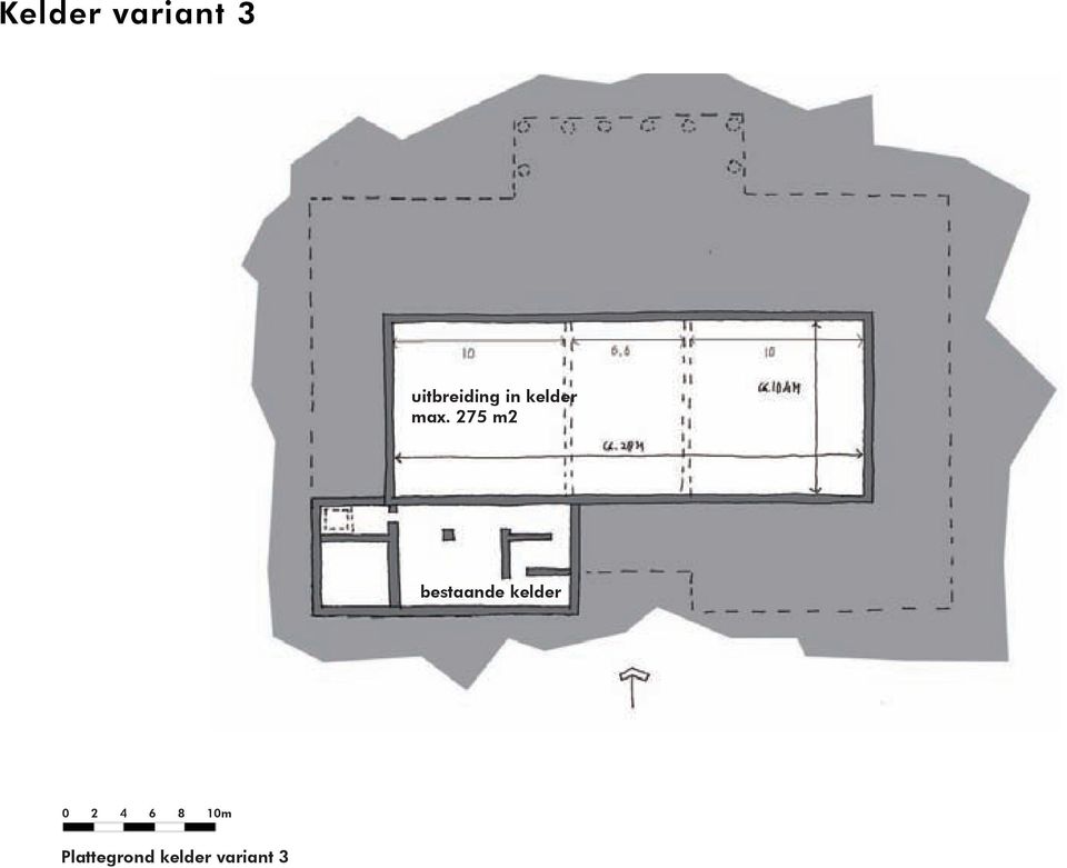 275 m2 bestaande kelder 0 2