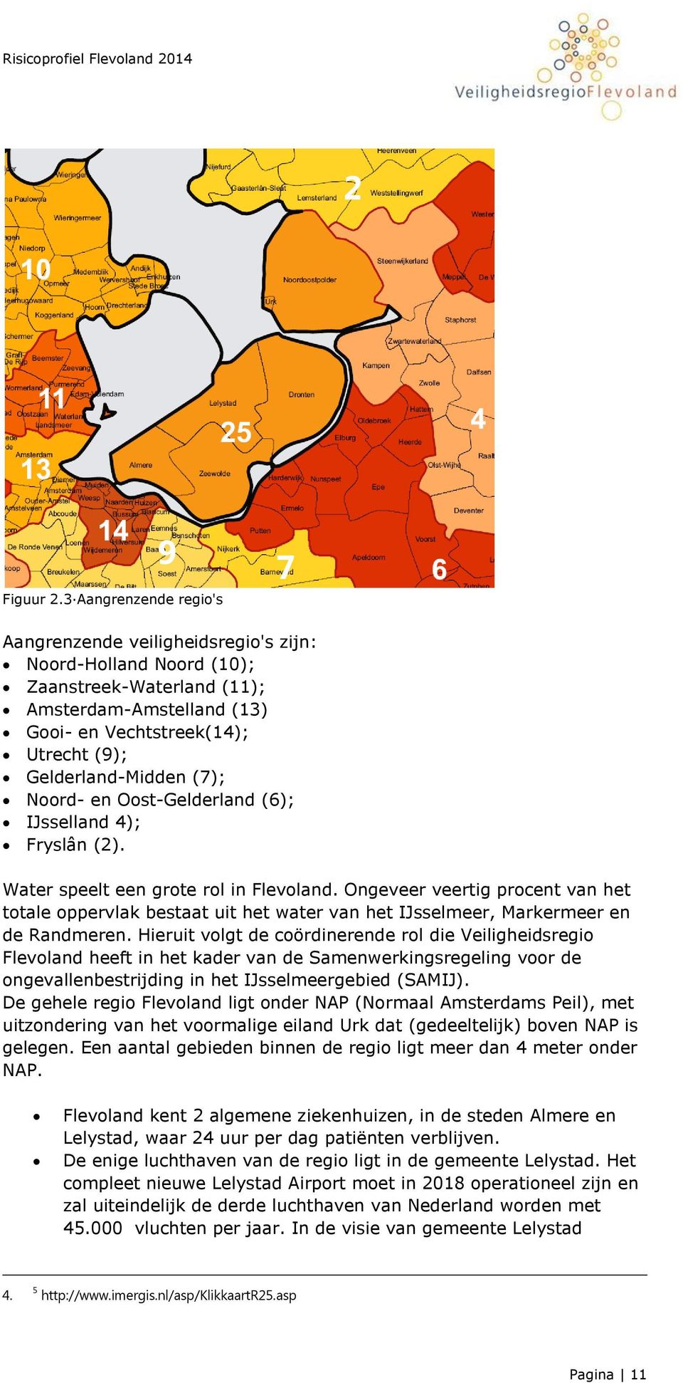 (7); Noord- en Oost-Gelderland (6); IJsselland 4); Fryslân (2). Water speelt een grote rol in Flevoland.