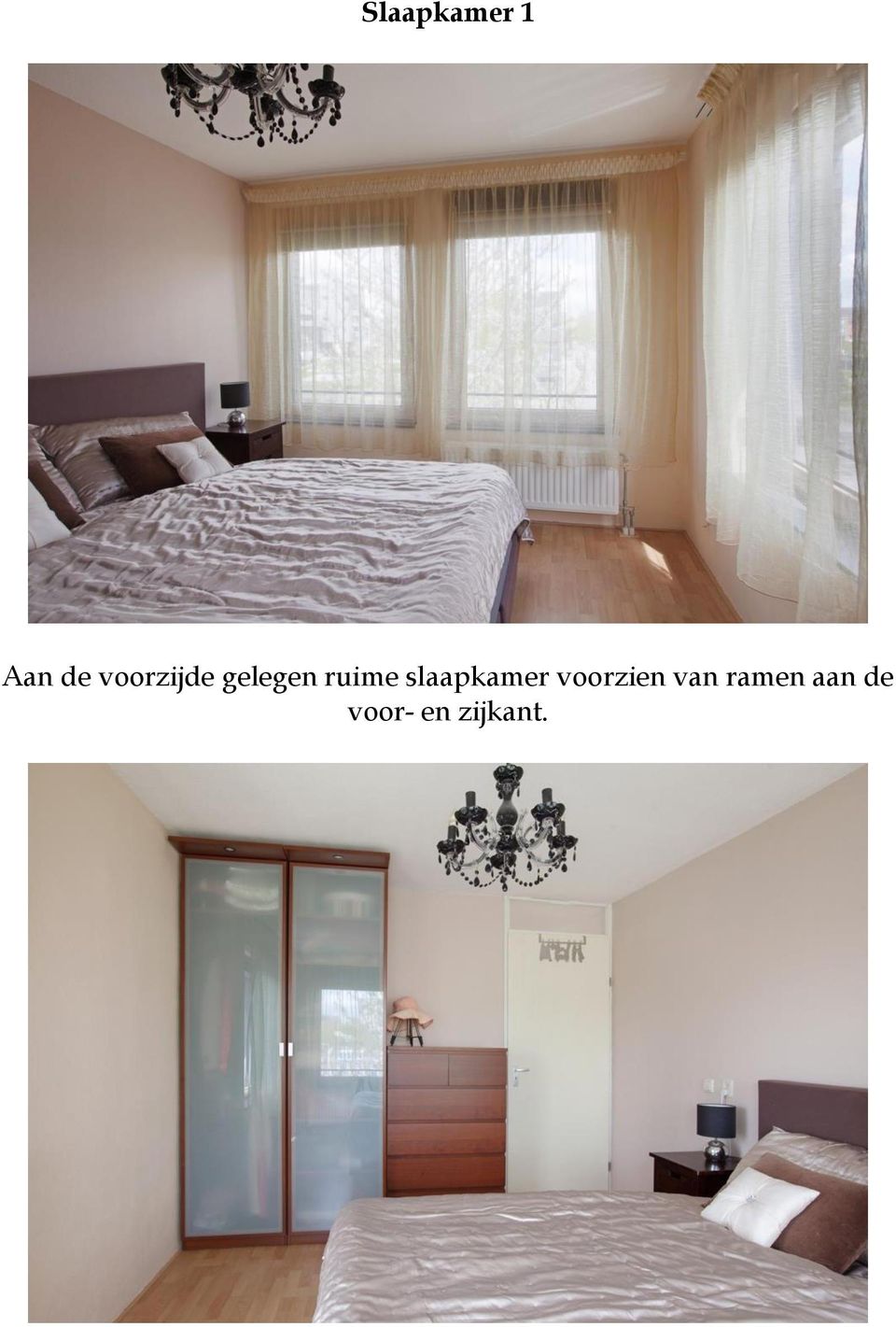 slaapkamer voorzien van