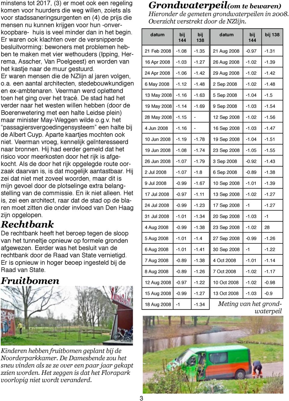 Er waren ook klachten over de versnipperde besluitvorming: bewoners met problemen hebben te maken met vier wethouders (Ipping, Herrema, Asscher, Van Poelgeest) en worden van het kastje naar de muur