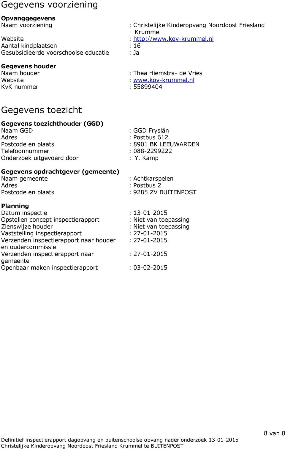 nl Gegevens houder Naam houder : Thea Hiemstra- de Vries Website : www.