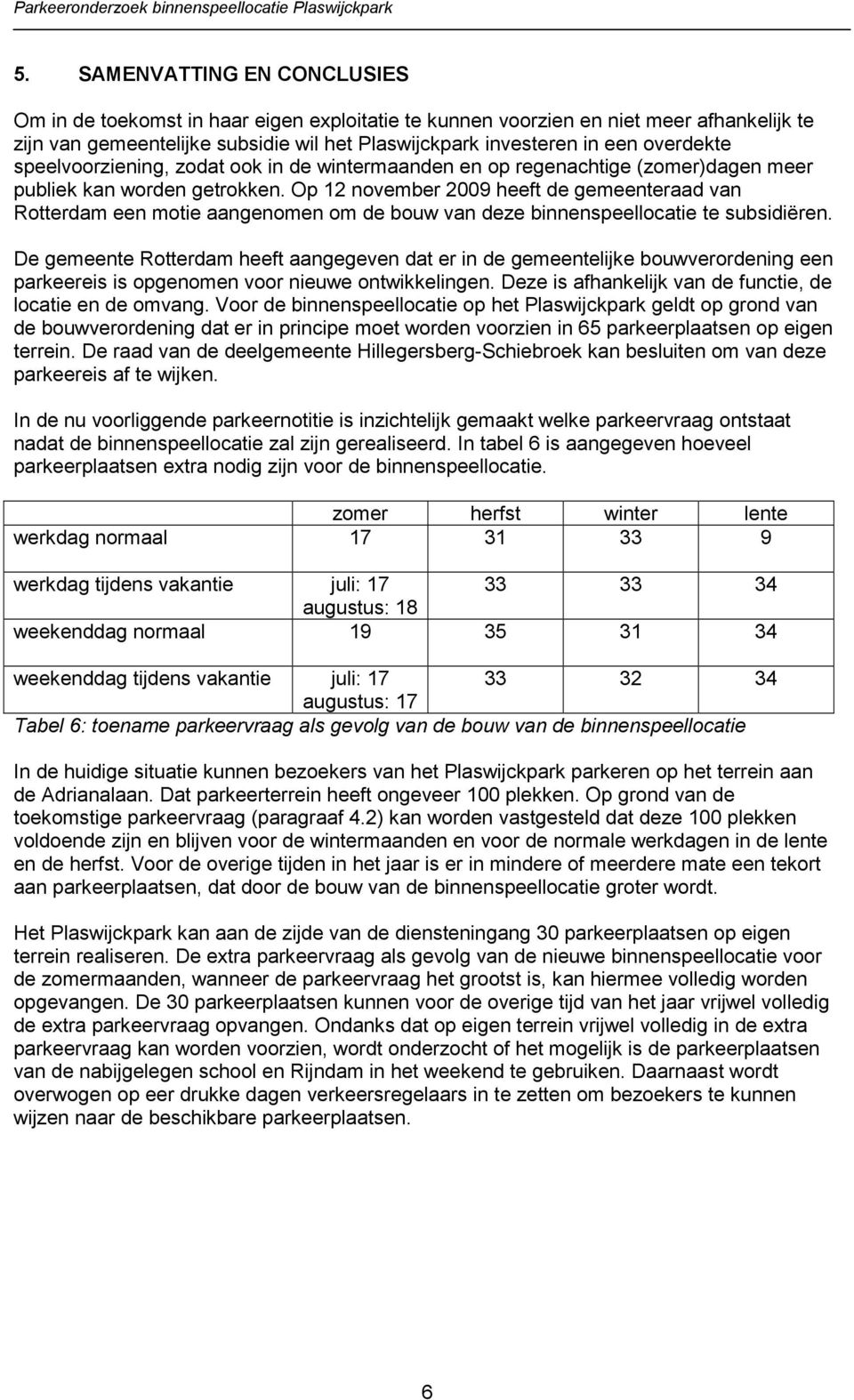 Op 12 november 2009 heeft de gemeenteraad van Rotterdam een motie aangenomen om de bouw van deze binnenspeellocatie te subsidiëren.