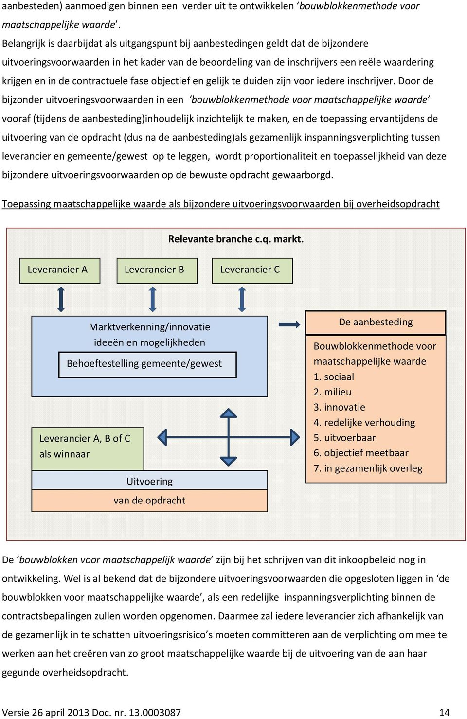 contractuele fase objectief en gelijk te duiden zijn voor iedere inschrijver.