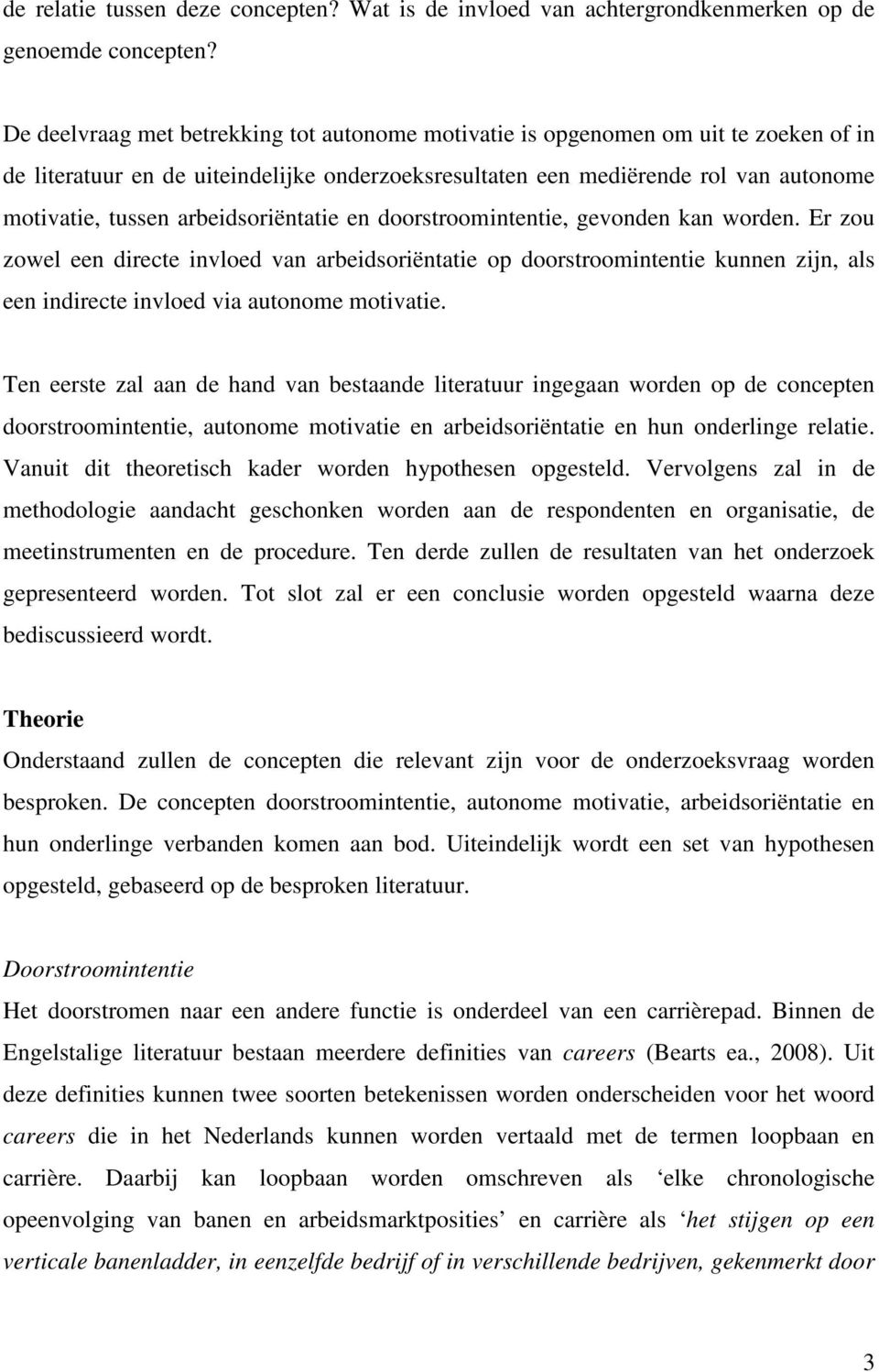 arbeidsoriëntatie en doorstroomintentie, gevonden kan worden.