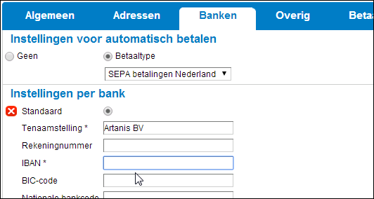 Deze optie is sterk aan te bevelen voor het inlezen van elektronische dagafschriften van je bank.