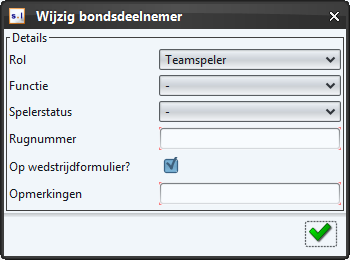 Inrichten bondsteam: 1.