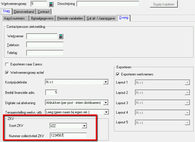 Let op!: 1 collectiviteitsnummer mag niet bij meerdere bedrijven tegelijk gebruikt worden. Binnen hetzelfde bedrijf mogen werknemersgroepen wel hetzelfde collectiviteitsnummer hebben.