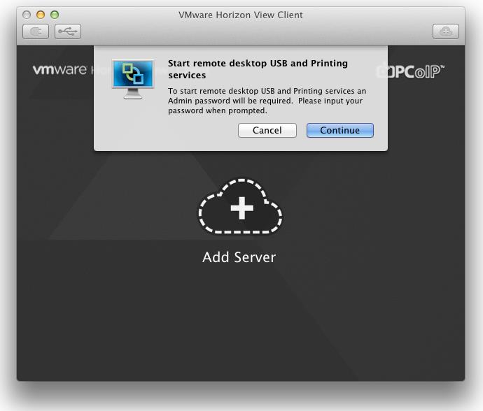 Stap 4: Sleep het VMware Horizon View Client icoontje naar het mapje. Hierdoor komt het programma in de programma map te staan.