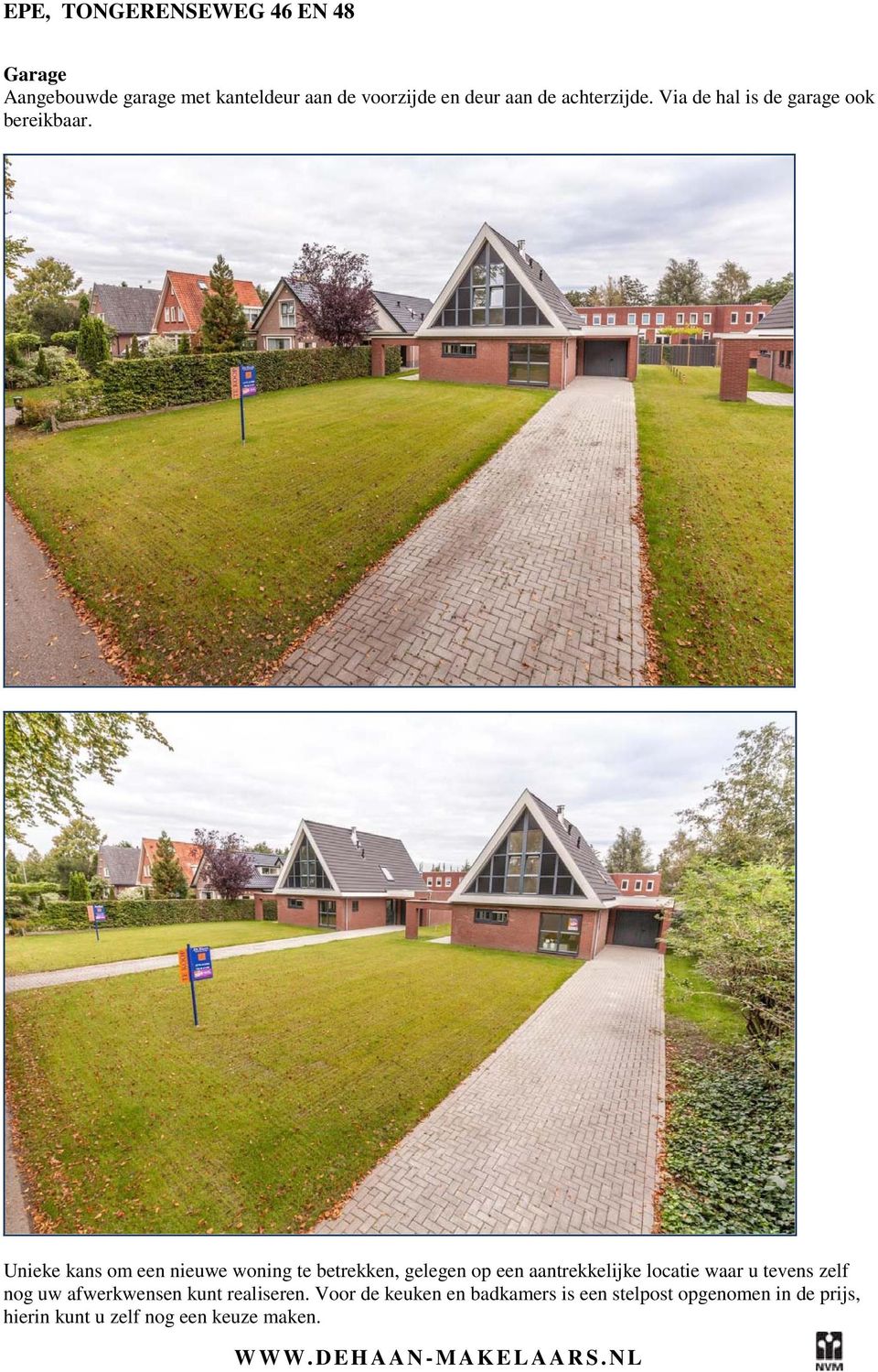 Unieke kans om een nieuwe woning te betrekken, gelegen op een aantrekkelijke locatie waar u