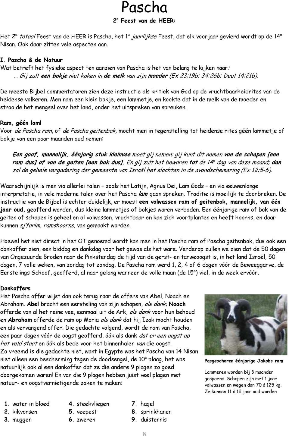 De meeste Bijbel commentatoren zien deze instructie als kritiek van God op de vruchtbaarheidrites van de heidense volkeren.