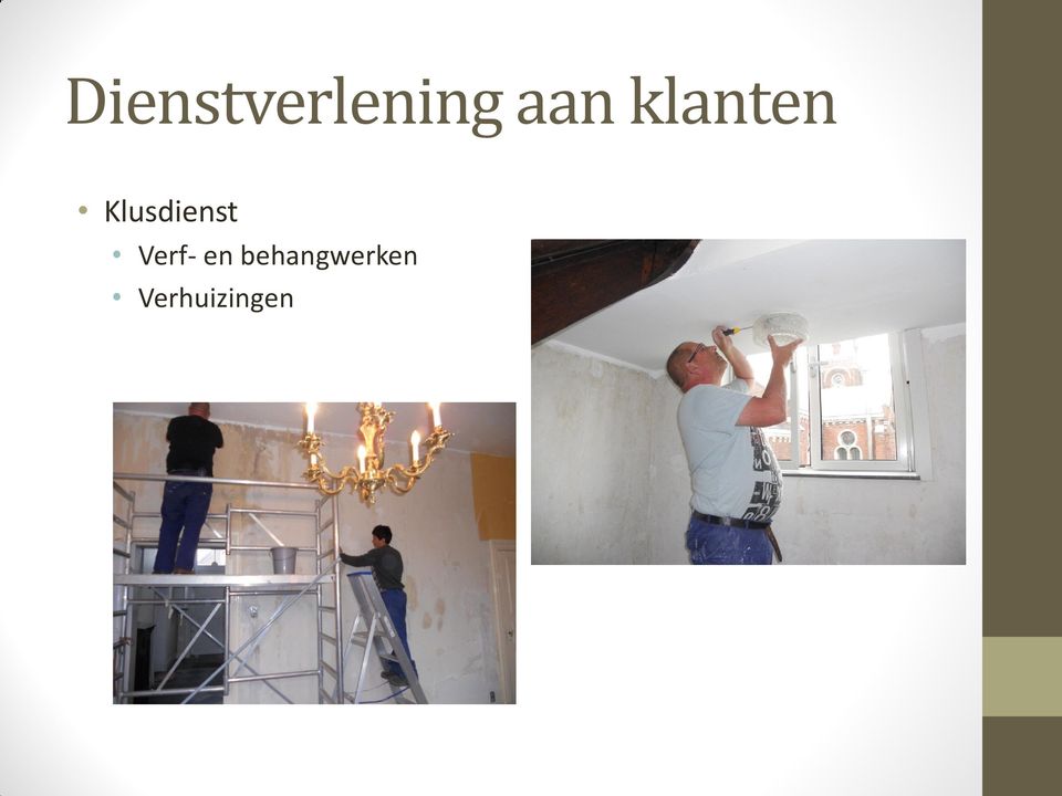 Klusdienst Verf-