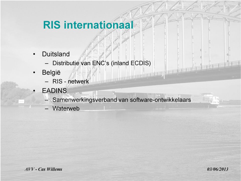 België RIS - netwerk EADINS