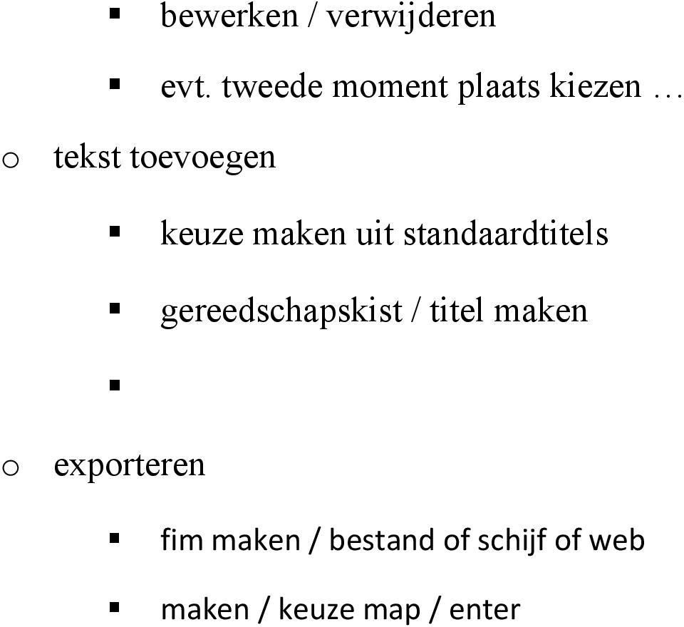 maken uit standaardtitels gereedschapskist / titel