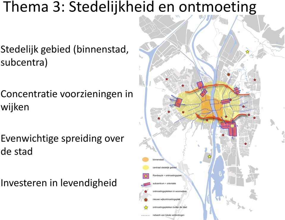 Concentratie voorzieningen in wijken