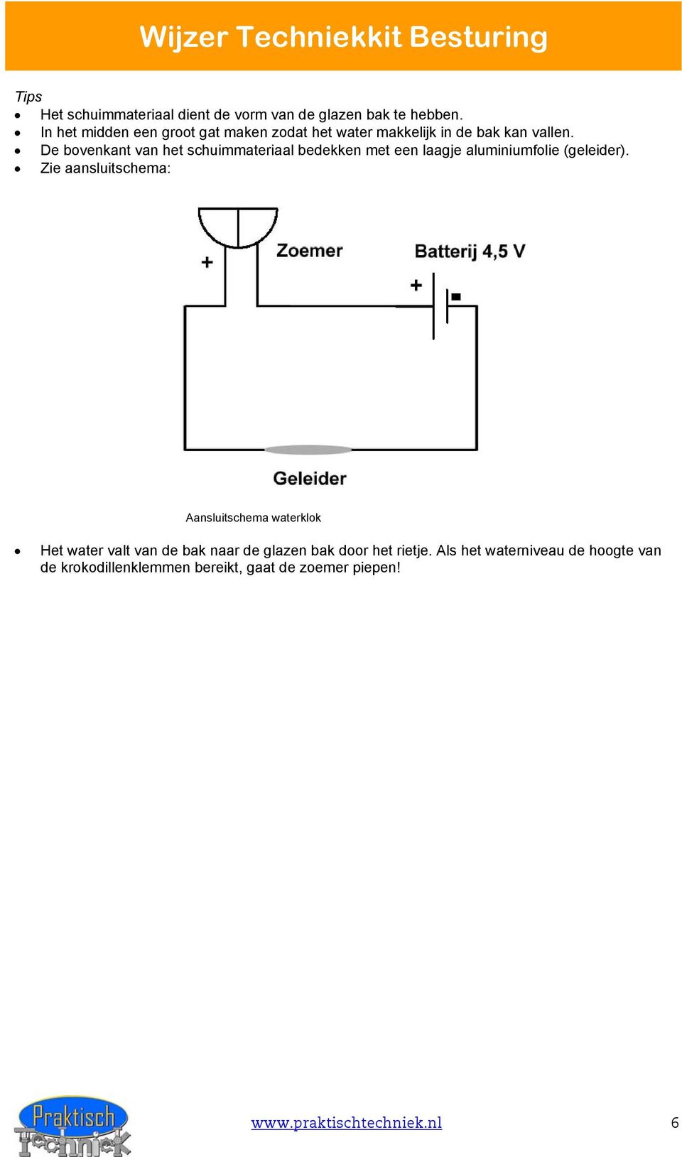 De bovenkant van het schuimmateriaal bedekken met een laagje aluminiumfolie (geleider).