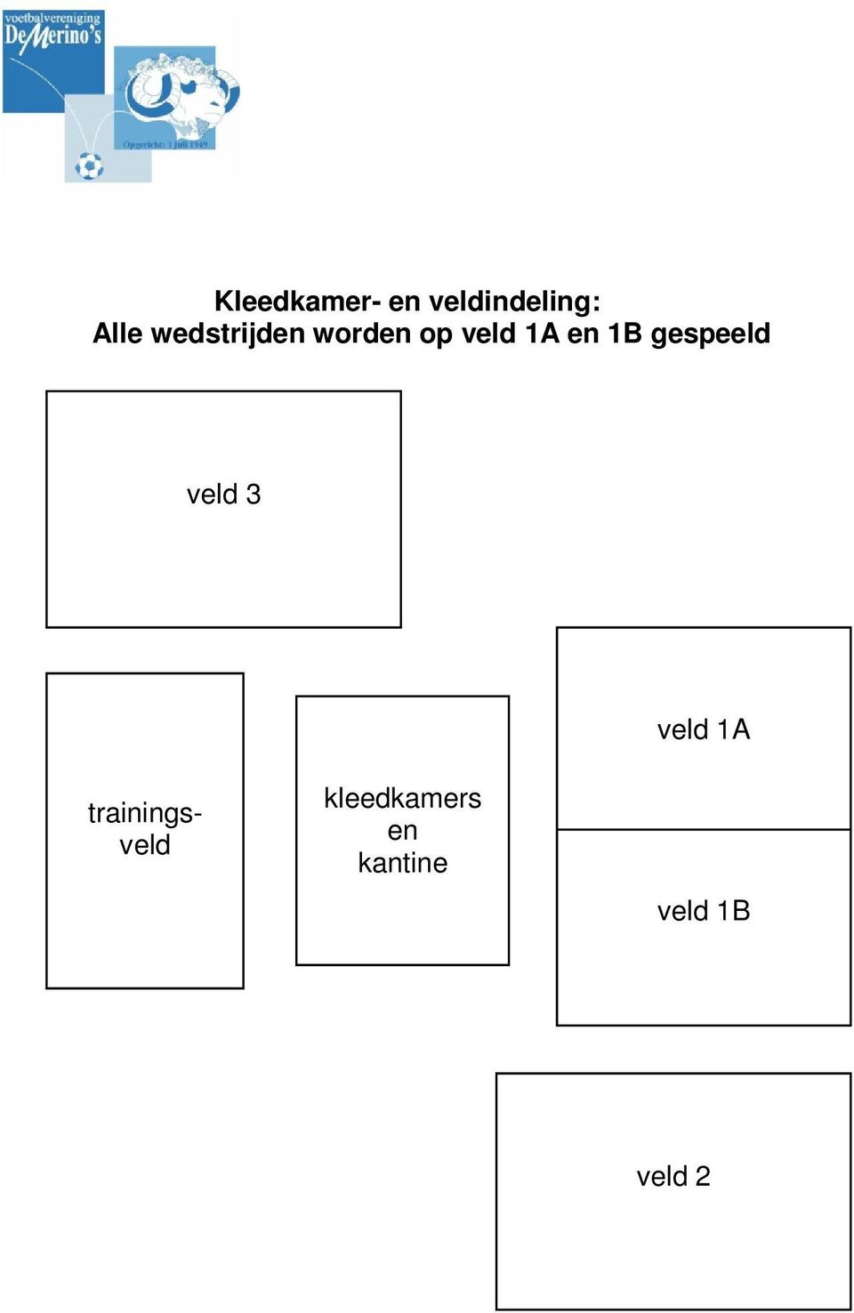 gespeeld veld 3 veld 1A