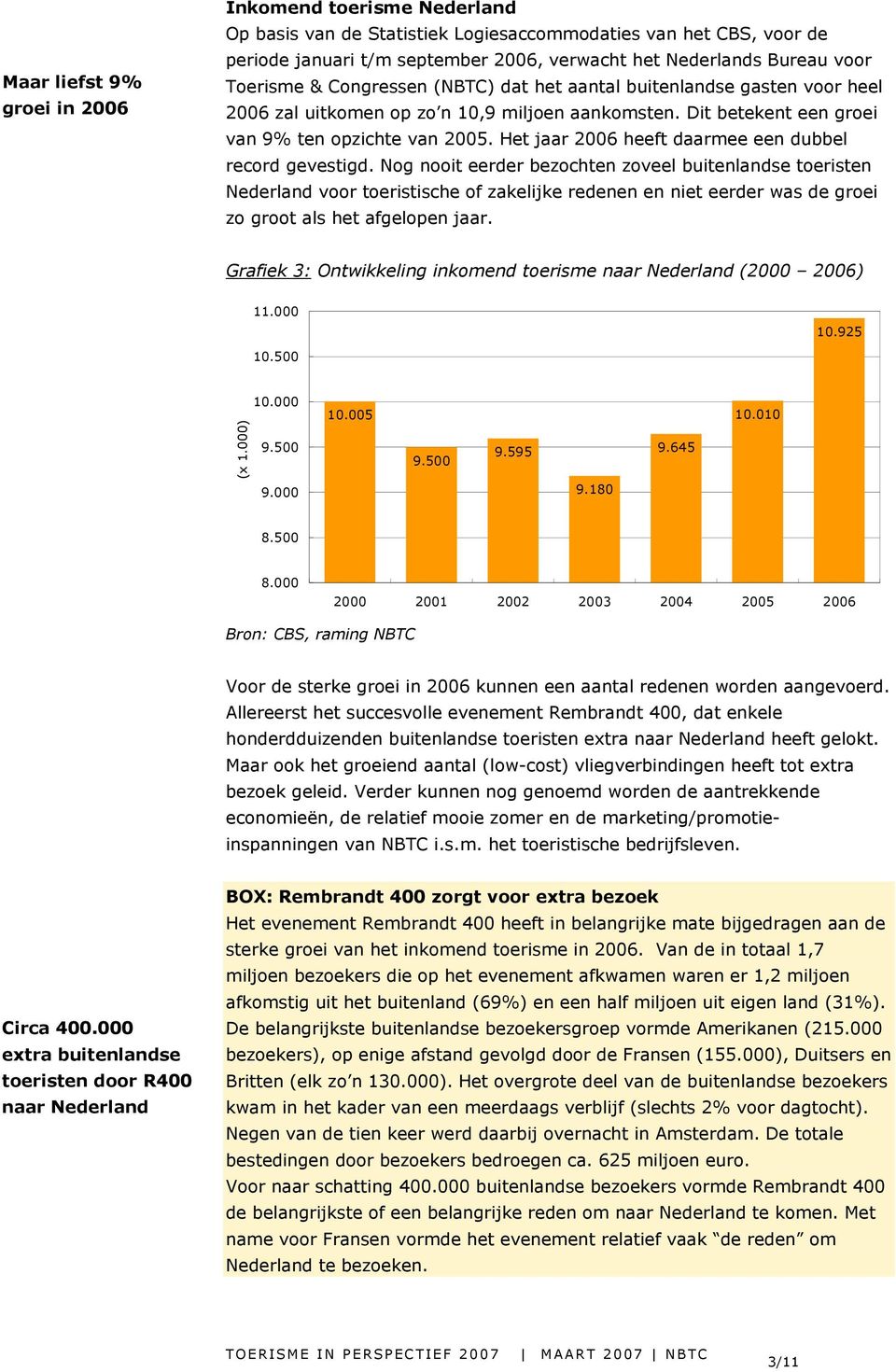 Het jaar 2006 heeft daarmee een dubbel record gevestigd.