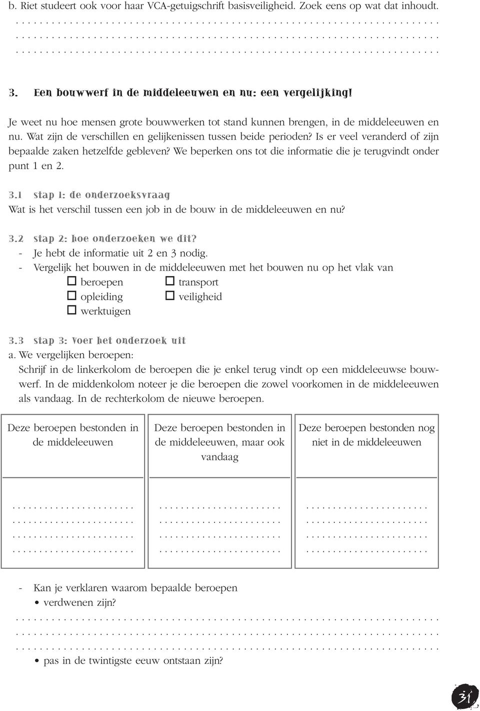 Is er veel veranderd of zijn bepaalde zaken hetzelfde gebleven? We beperken ons tot die informatie die je terugvindt onder punt 1 en 2. 3.