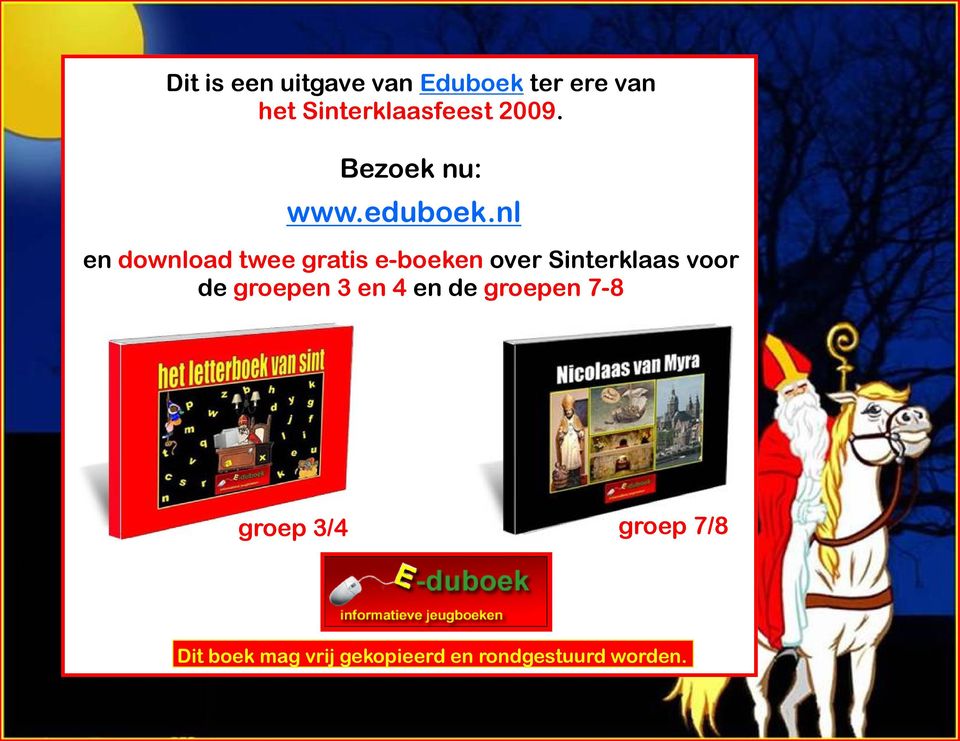 nl en download twee gratis e-boeken over Sinterklaas voor de