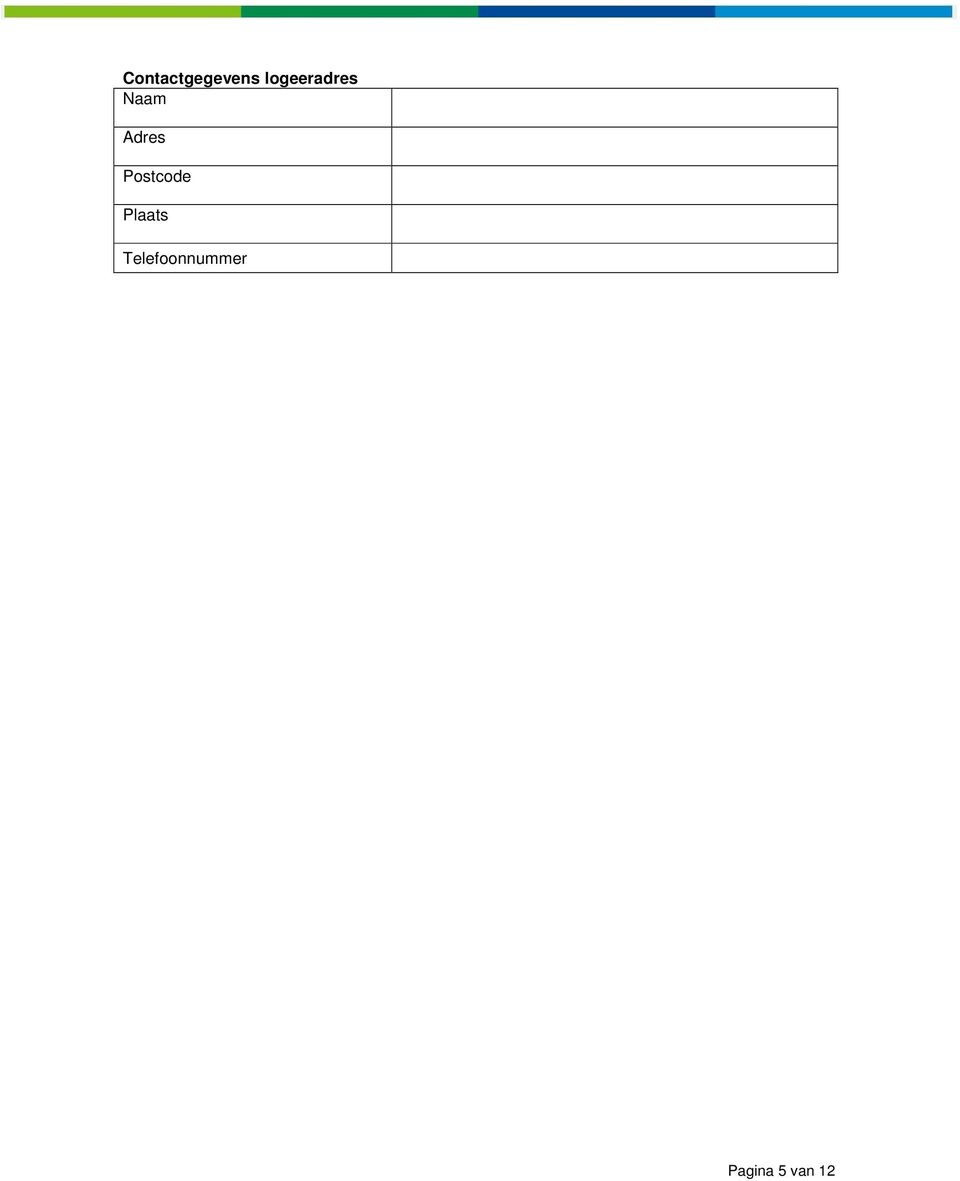 Adres Postcode Plaats