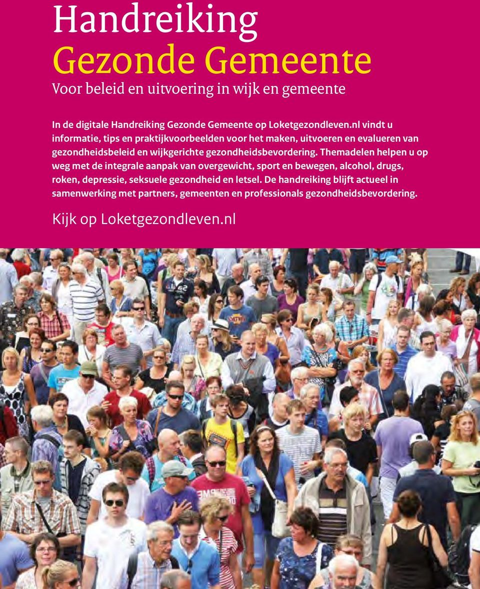 gezondheidsbevordering.