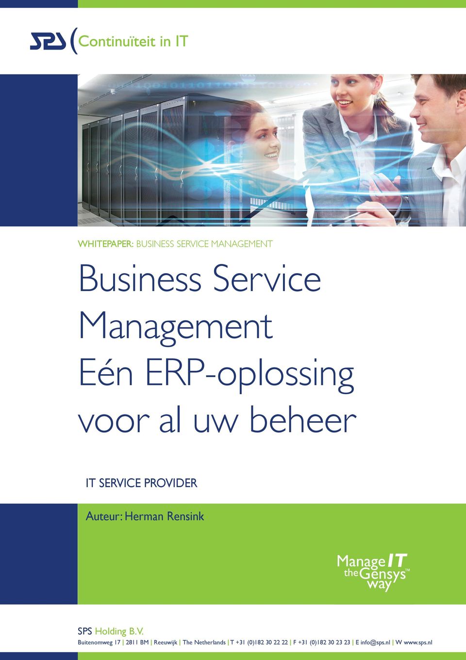 Management Eén ERP-oplossing voor al