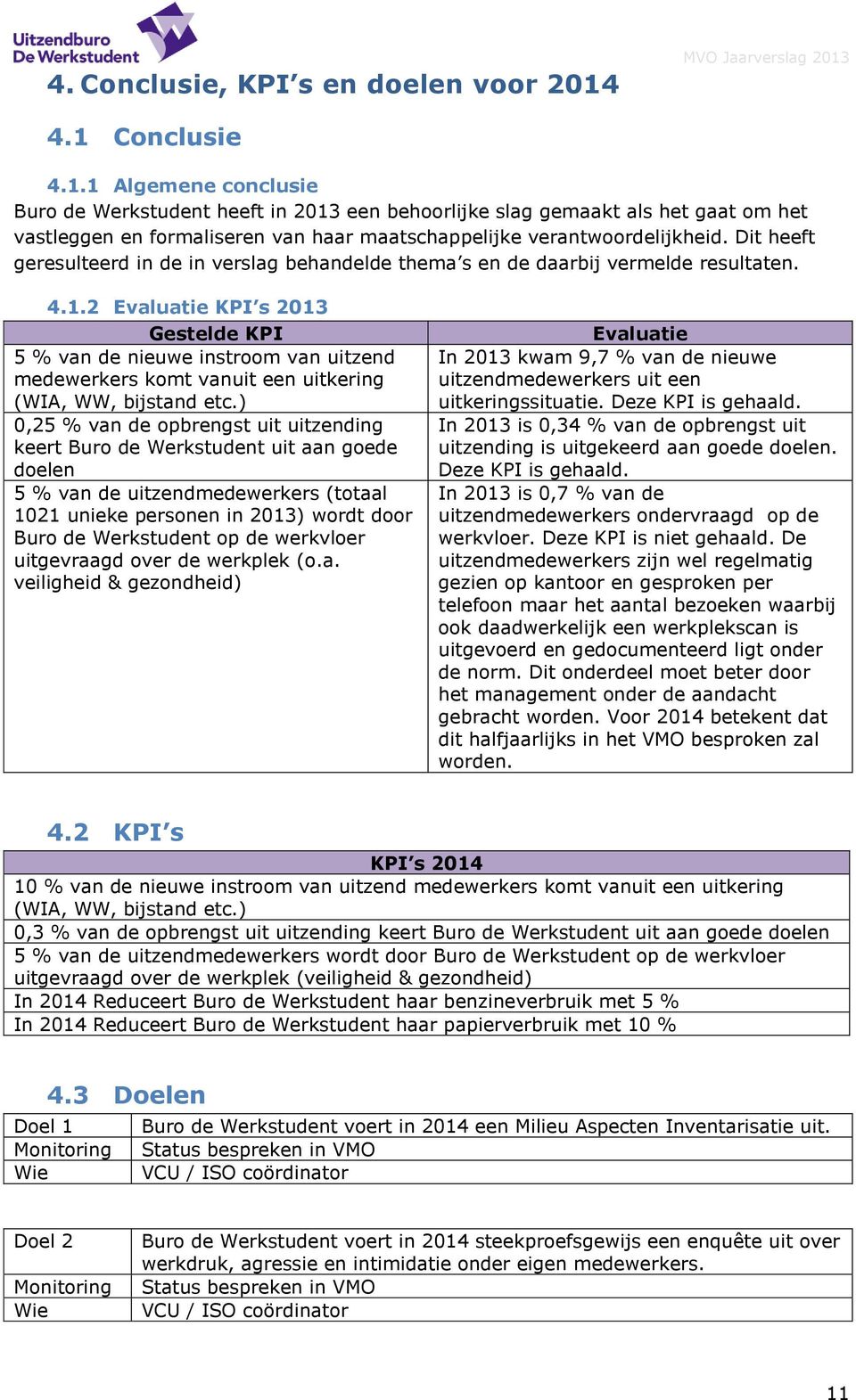 Dit heeft geresulteerd in de in verslag behandelde thema s en de daarbij vermelde resultaten. 4.1.