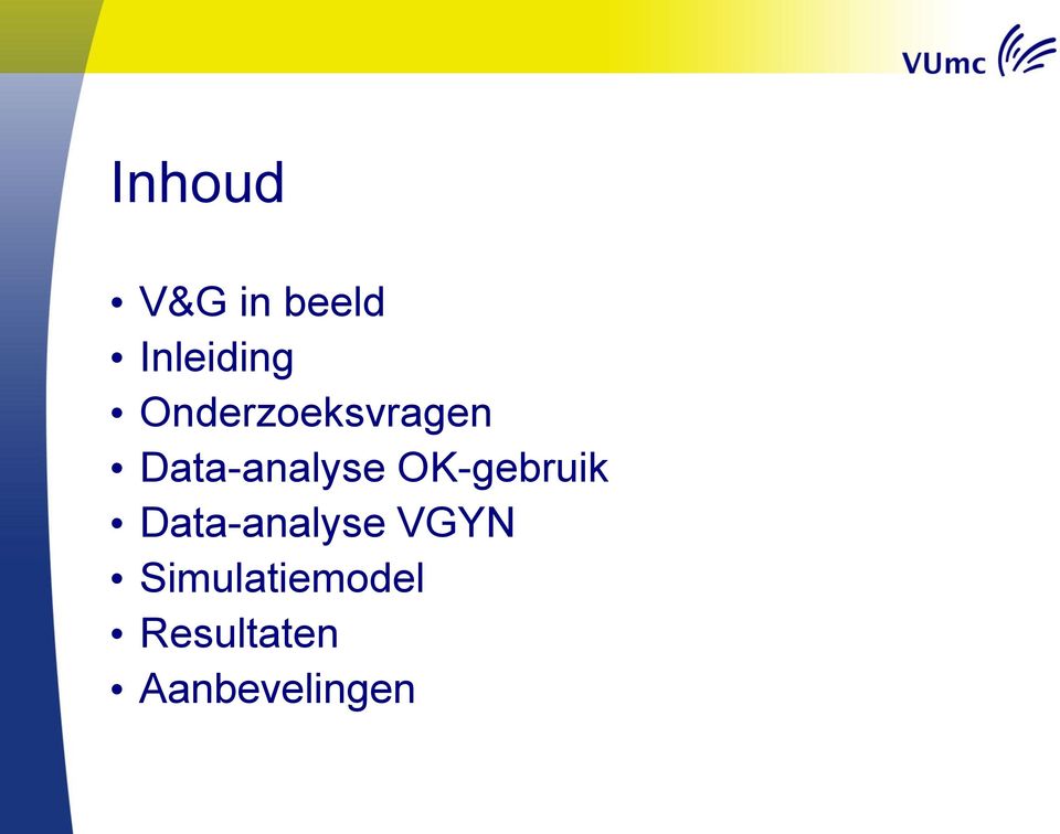 OK-gebruik Data-analyse VGYN