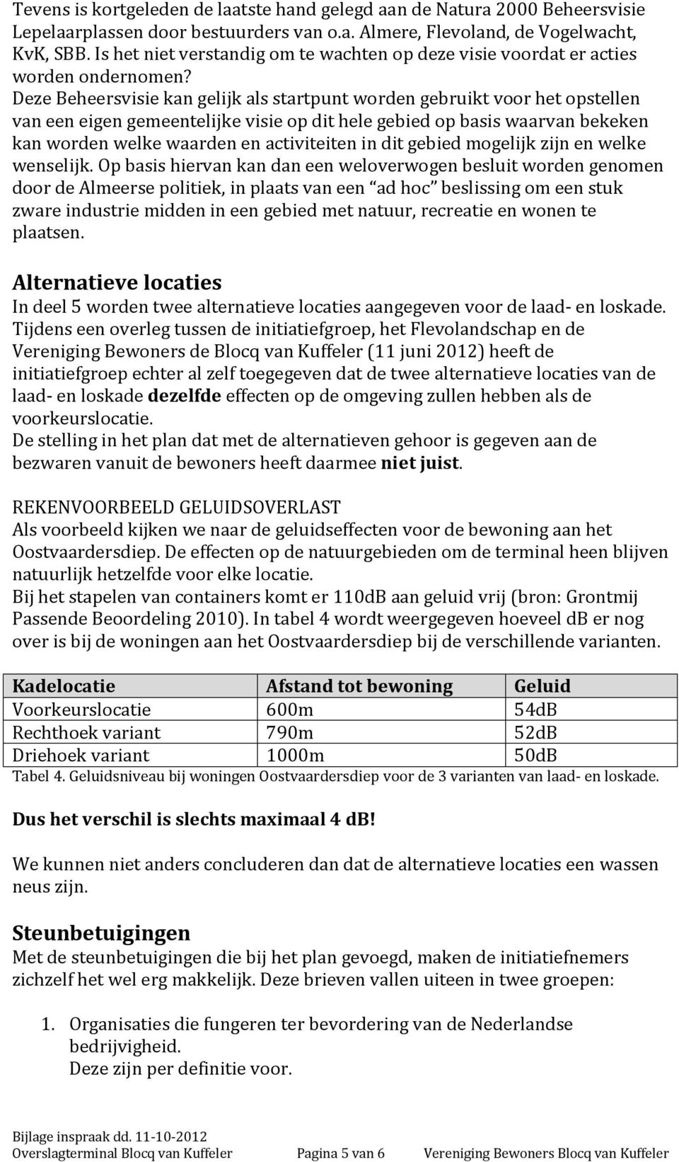 Deze Beheersvisie kan gelijk als startpunt worden gebruikt voor het opstellen van een eigen gemeentelijke visie op dit hele gebied op basis waarvan bekeken kan worden welke waarden en activiteiten in