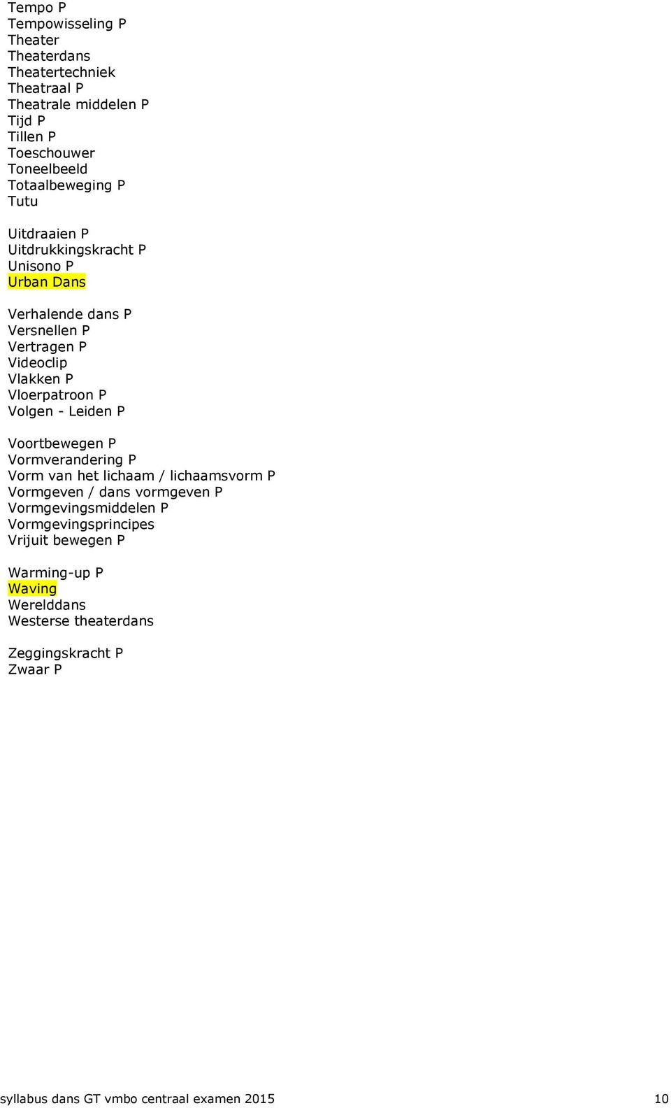 Vloerpatroon P Volgen - Leiden P Voortbewegen P Vormverandering P Vorm van het lichaam / lichaamsvorm P Vormgeven / dans vormgeven P