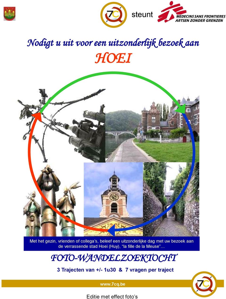 bezoek aan de verrassende stad Hoei (Huy), la fille de la Meuse